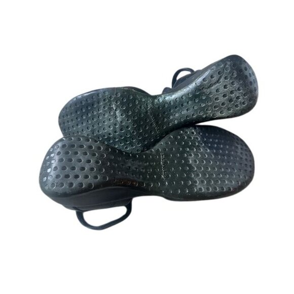 BCBG Maxazria Blk Vegan Leather Ballet Core Ankle Strap Chunky Platform Shoes 8M - Picture 4 of 7